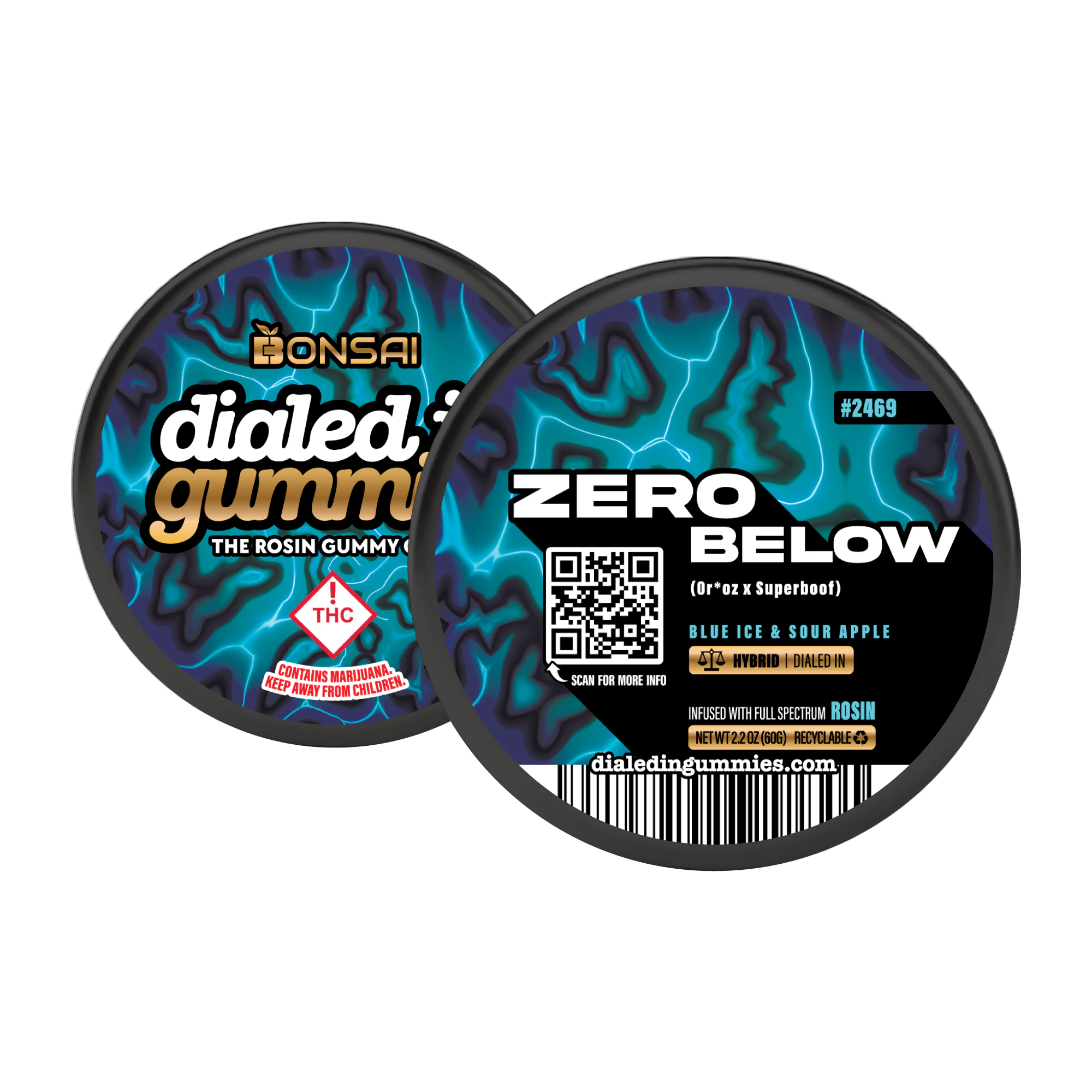 Dialed In - Dialed In - Gummies - Zero Below (H) - 100mg Main Image