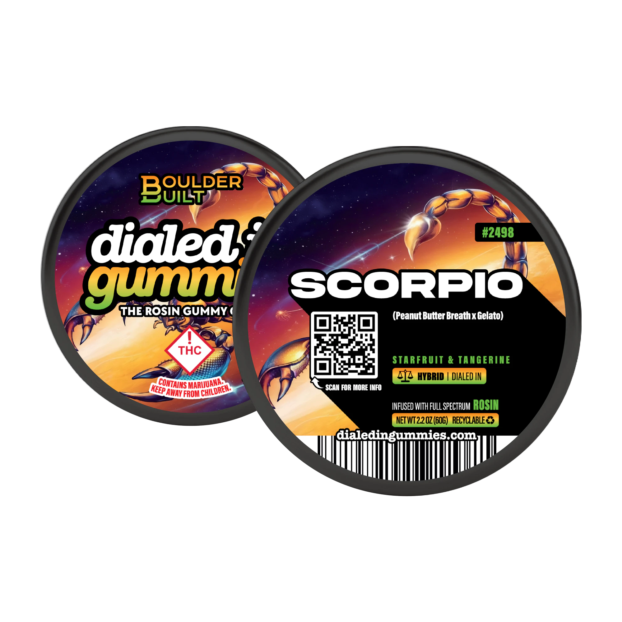 Dialed In - Dialed In - Gummies - Scorpio (H) - 100mg Main Image