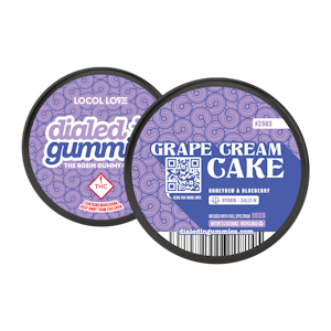 Dialed In - Dialed In - Gummies - Grape Cream Cake - 100mg