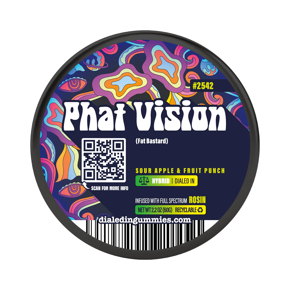 Dialed In - Dialed In - Gummies - Phat Vision (H) - 100mg Main Image