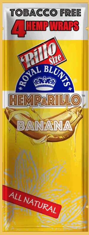 Royal Blunts - Hemparillo Wraps 4pk - Banana Main Image
