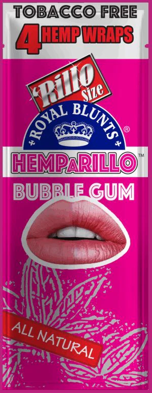 Royal Blunts - Hemparillo Wraps 4pk - Bubble Gum Main Image