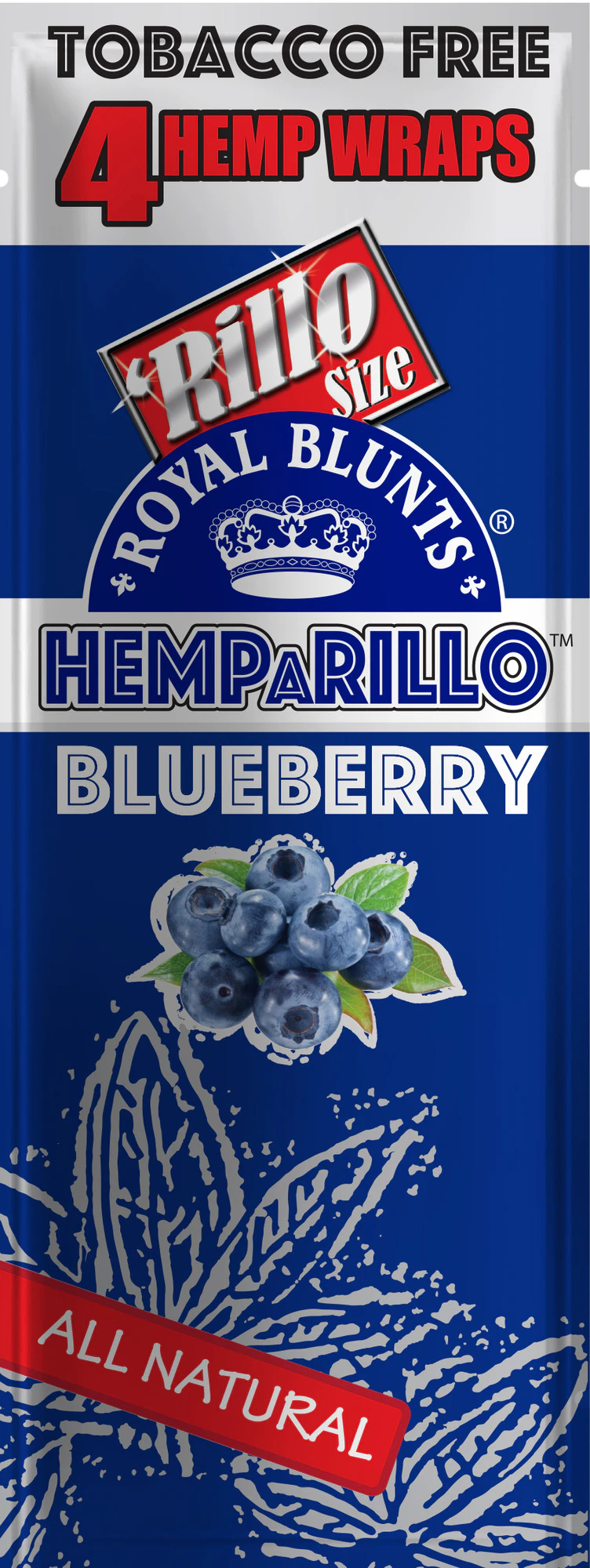 Royal Blunts - Hemparillo Wraps 4pk - Blueberry Main Image