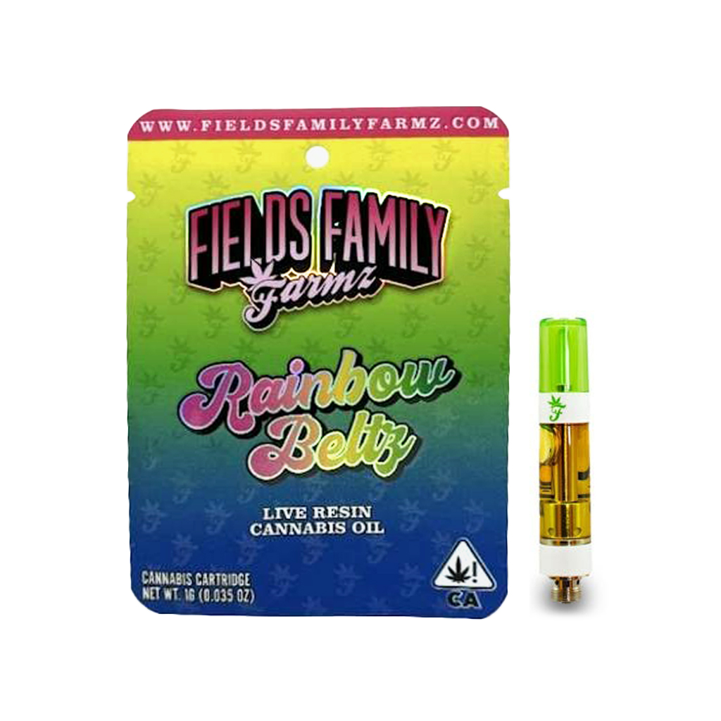 Fields Family Farmz Rainbow Beltz Live Resin Cartridge 1.