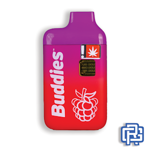 Buddies - Raspberry Parfait Flavored All-in-One Vape | 2g (Distillate)