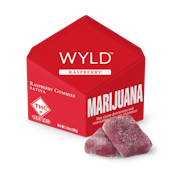WYLD - RASPBERRY 100MG SATIVA GUMMIES