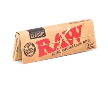 RAW - RAW - Natural Unrefined Rolling Papers - Classic 1 1/4