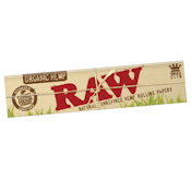 RAW - Natural Unrefined Rolling Papers - Organic Hemp - King Size Slim