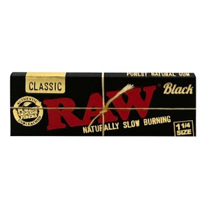 Raw - Raw Rolling Papers 1 1/4 "Black"