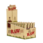 Raw Organic Hemps Kings Cones 3ct.