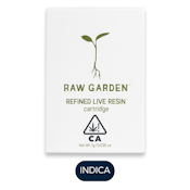 Raw Garden - Live Resin - Garlic Cookies - Vape Cart - 1.0g