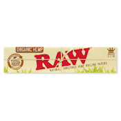 RAW | ORGANIC HEMP KING SLIM PAPERS | ACCESSORIES