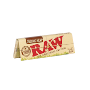 Raw Organic Hemp Papers 1 1/4 Size