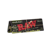 RAW black rolling papers 1 1/4 organic hemp