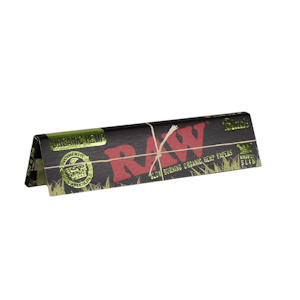 RAW - Organic Hemp Black Rolling Papers - 1 1/4