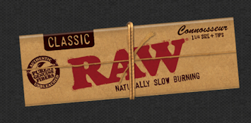 RAW Connoisseur King Size with tips