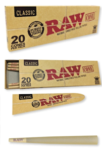 RAW - RAW | KING SIZE CONES - 20PK | ACCESSORIES