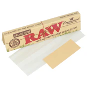 Raw | Connoisseur | King Slim Rolling Paper + Tips