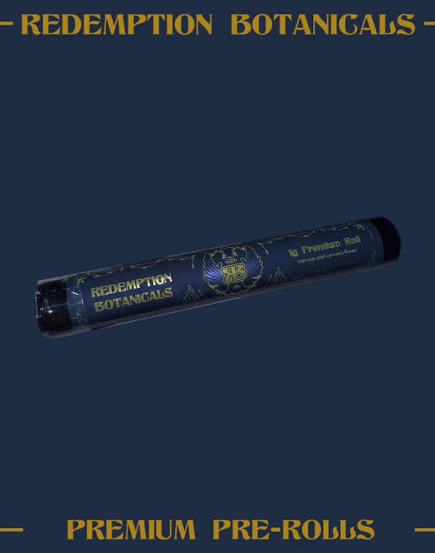 REDEMPTION BOTANICALS - Uva Z Pre-Roll - 1g Main Image