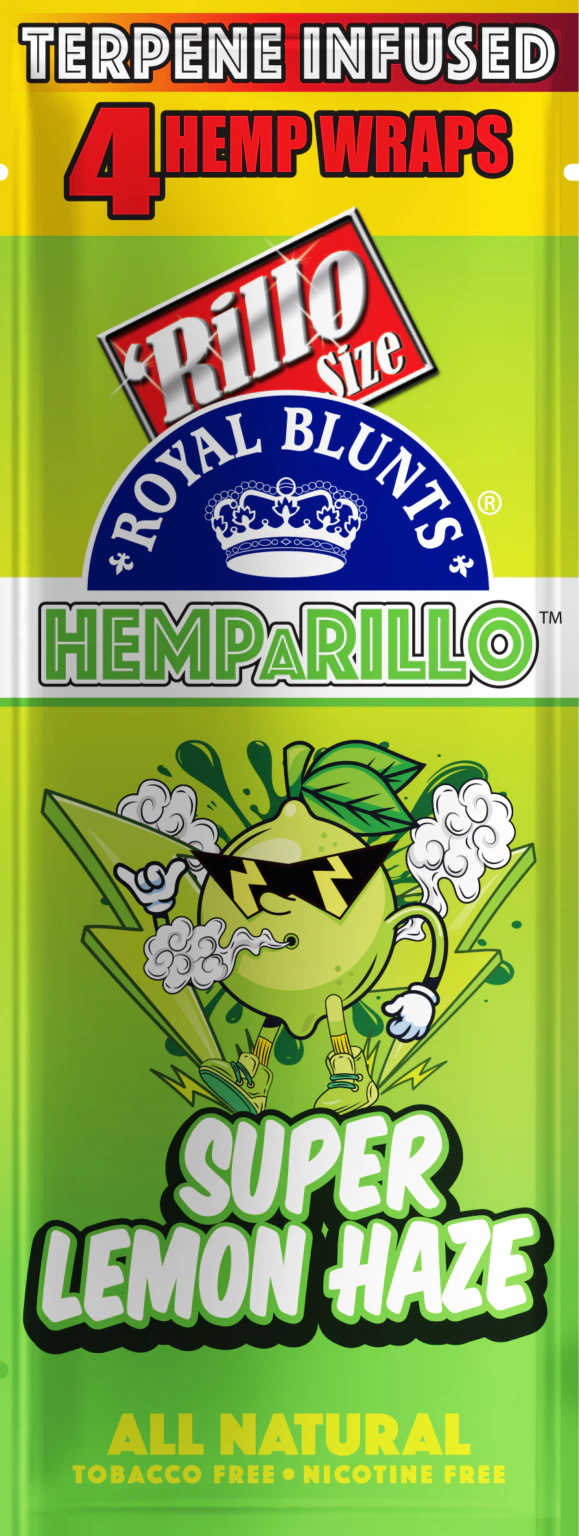 Royal Blunts - Hemparillo Wraps 4pk - Super Lemon Haze Main Image