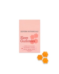 Reform Botanicals - Grapefruit Lychee Sleep | Full Spectrum Gummies CBD+CBG | 10 pack | Reform Botanicals