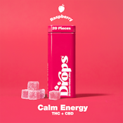 Drops Raspberry 2:1 THC:CBD (S/H) Gummies 20pk 150mg