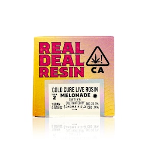 Real Deal Resin, 1g Live Hash Rosin