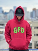 GFD Hoodie | Red | Large
