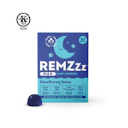 Remzzz - Blueberry Haze - Hash Gummies - 10 x 10mg