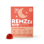Remzzz - Peach Slumber - Hash Gummies - 10 x 10mg