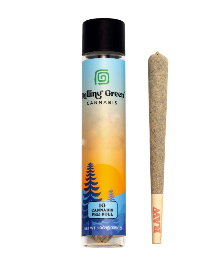 Rolling Green Cannabis - Rolling Green - Tangerine Dream - 31.65% THC - 1g - Pre Roll Main Image