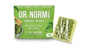 [DR NORMS] Edible -100mg - Matcha Rice Krispy Treat THCV (S)