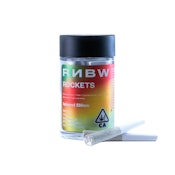 RNBW Rockets | Island Bliss | Infused Pre-Roll Pack | [2.5g] 5pk | Sativa