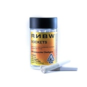 RNBW Rockets | Pineapple Delight | Infused Pre-Roll Pack | [2.5g] 5pk | Hybrid