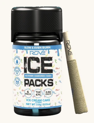 ROVE - ROVE - Infused Prerolls - Ice Cream Cake - Ice Packs - 6PK - 3.6G Main Image