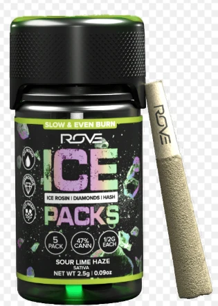 ROVE - ROVE - Infused Prerolls - Super Sour Diesel - Ice Packs - 6PK - 3.6G Main Image