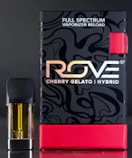 CHERRY GELATO LIVE RESIN MELTED DIAMONDS VAPE CART RELOAD - ROVE - 1g