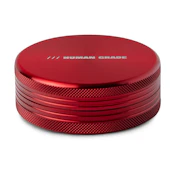 GRINDER ALUMINUM 2.5" - RED 2 PIECE - HUMAN GRADE