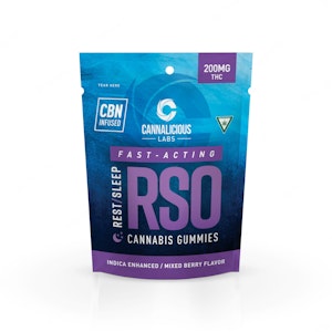CANNALICIOUS LABS - RSO | Rest Fast Acting | Mixed Berry