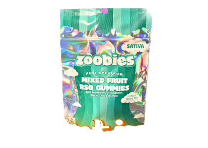 ZOOBIES - RSO Sativa Gummies 10pk 100mg