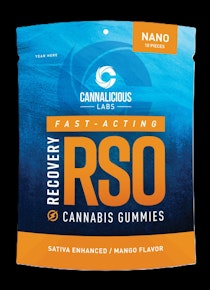 RSO Recovery Gummy - Mango - Sativa - High Dose