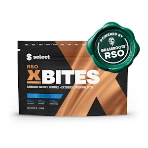SELECT - Edibles | Select | X Bites | RSO | Blueberry Pie | 10 Pack