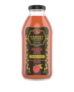 Harney Brothers Cannabis - Peach Tea | Drink | 16oz | Harney Brothers