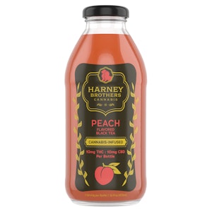 HARNEY BROTHERS CANNABIS - Harney Brothers | Peach Tea Bottle 16oz | 10mg