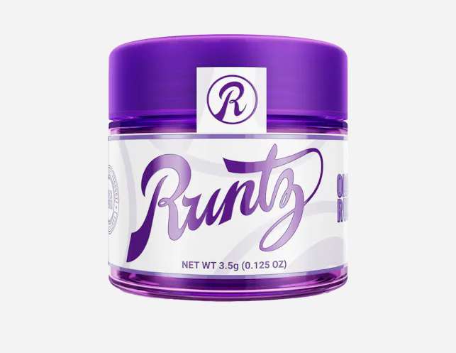 Bubblegum Runtz -Indica Hybrid- 32.72% THC | 3.5g Jar (Flower) | Runtz     -y2