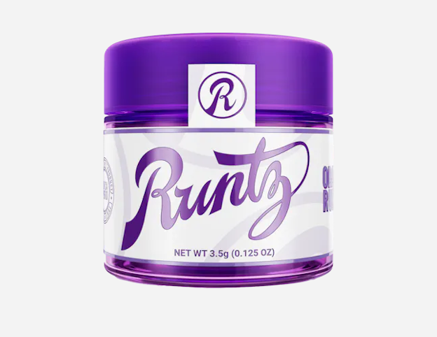 RUNTZ - Bubblegum Runtz -Indica Hybrid- 32.72% THC | 3.5g Jar (Flower) | Runtz     -y2