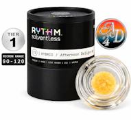 Afternoon Delight #4- Solventless Live Rosin (Tier 1)- 1g- Rhythm (Hybrid)