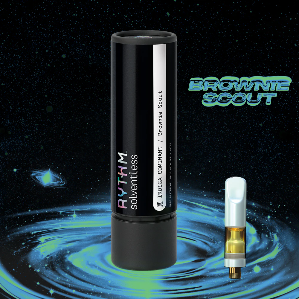 RYTHM - Rythm | Brownie Scout | Solventless Live Rosin | 510 Vape Cartridge | 0.5g Main Image