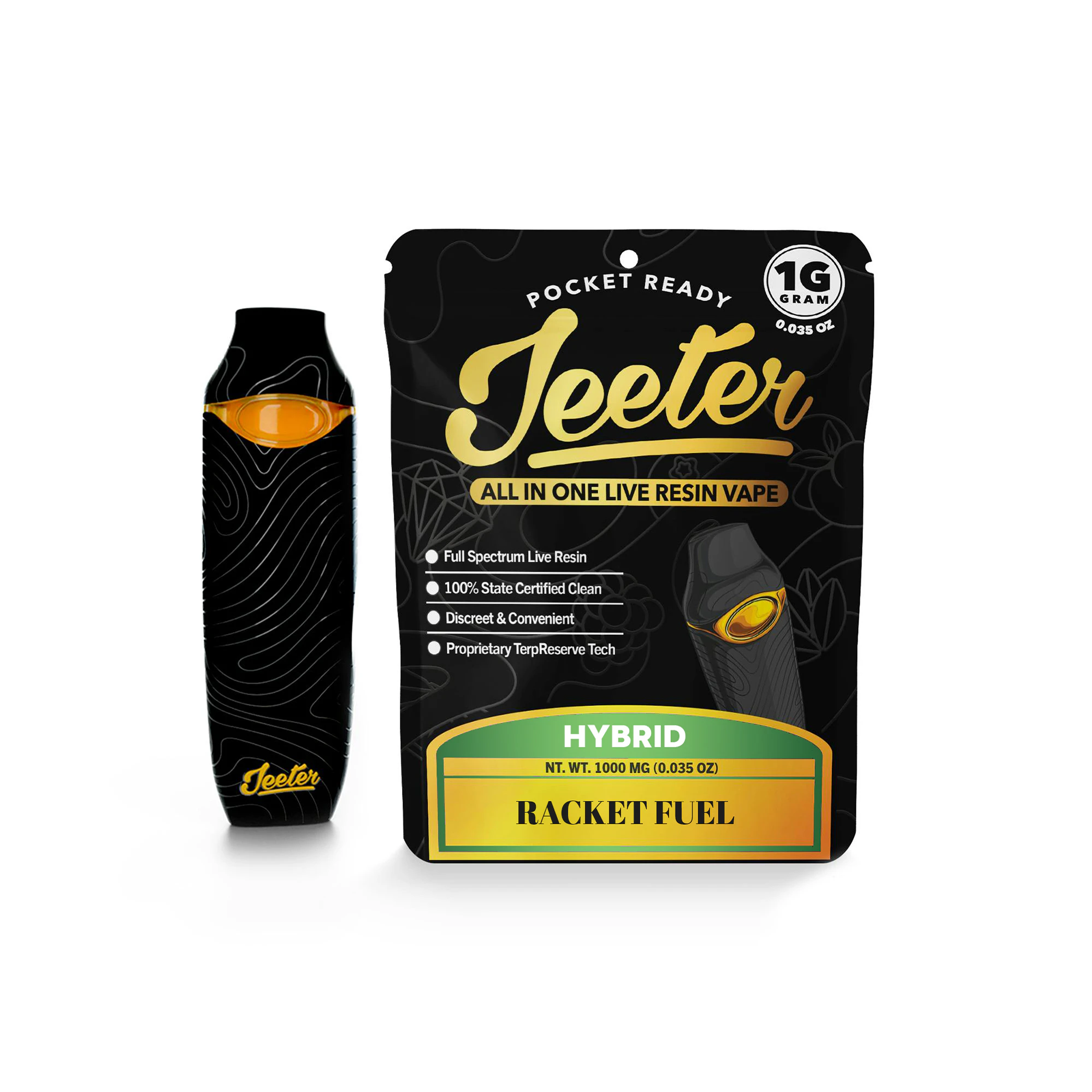 Jeeter - Jeeter Racket Fuel Live Resin All-In-One Vape 1.0g Main Image