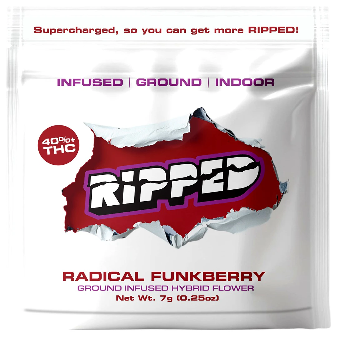 RIPPED - Radical Funkberry | Infused Pre-ground Flower | 7g | Ripped Main Image